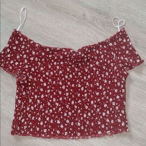 L.A. Hearts off the shoulders crop top from Pacsun